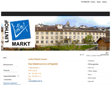 Tablet Screenshot of linthofmarkt.kreatief.ch